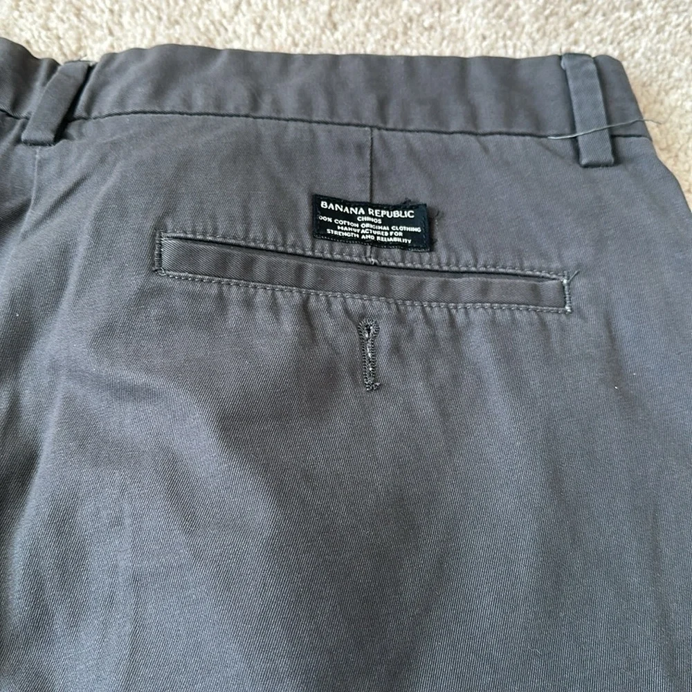 Banana republic cotton straight aiden fit chinos